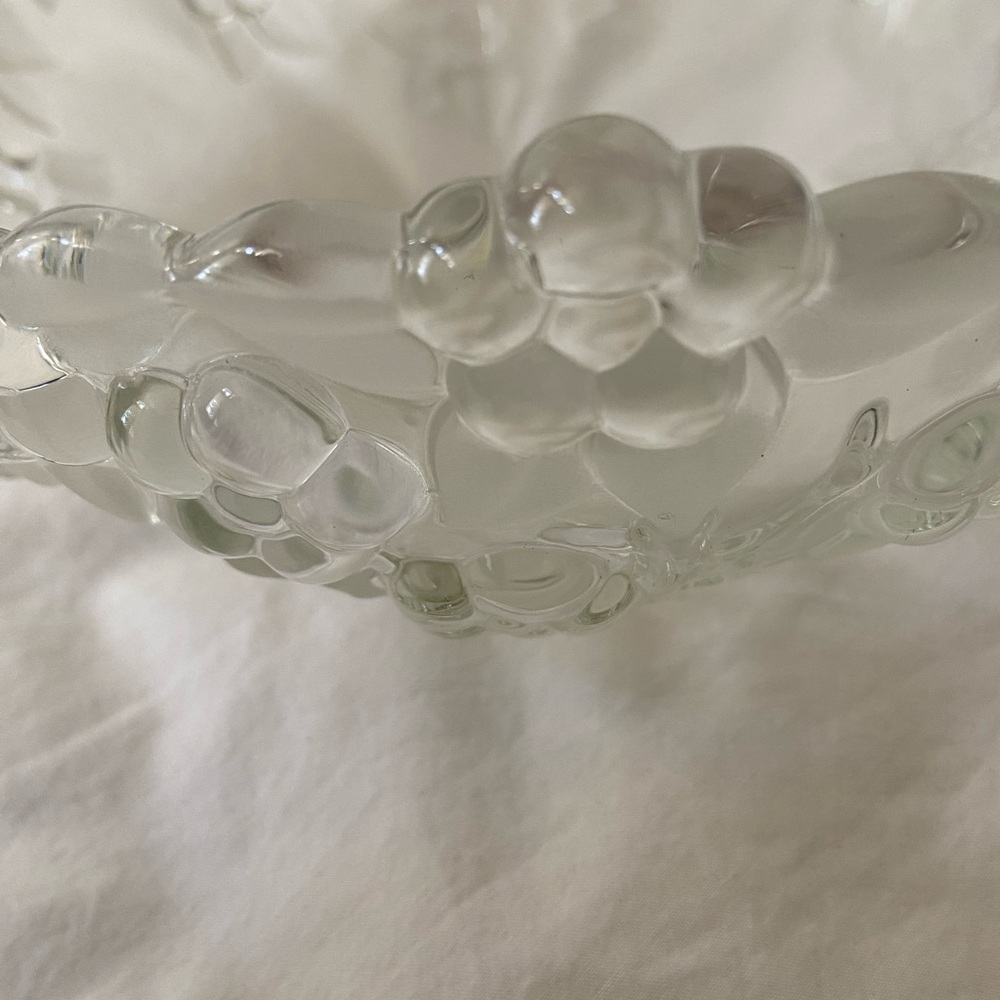 walther crystal mikasa west germany carmen '80's heavy serving bowl - Picture 13 of 16